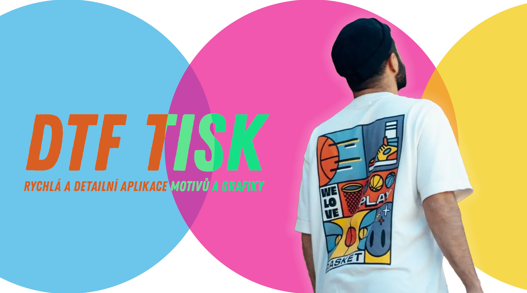 DTF potisk triček a textilu Liberec