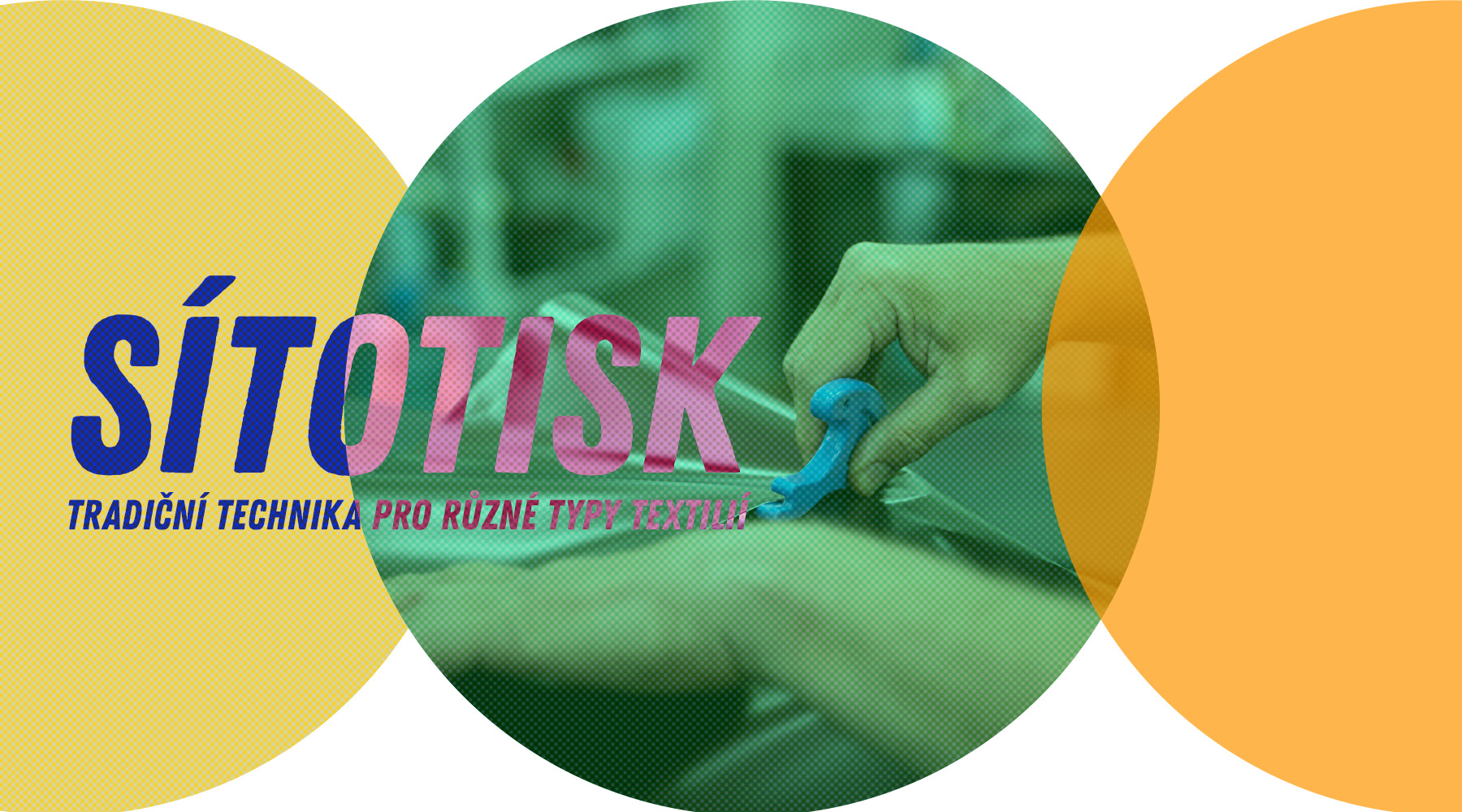 Sítotiskový potisk textilu Liberec